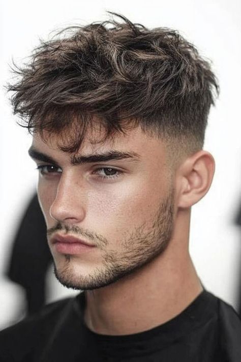 Messy fringe men’s haircut at MORI Hair Studio